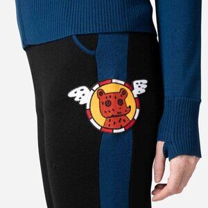 ROSSIGNOL Women's JCC Galina Cozy Sweatpant Tights in Black EU 36 / US Small